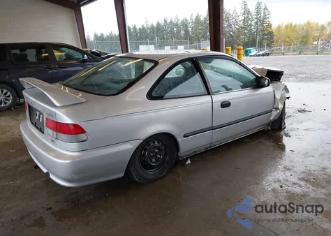 1999 Honda Civic Dx из США, поврежденный, VIN 1HGEJ6120XL040143